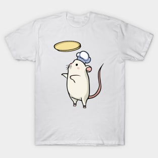 Super cute kawaii mouse gerbil making a pizza T-Shirt